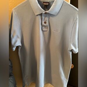 Patagonia Men’s Organic Cotton Polo light blue